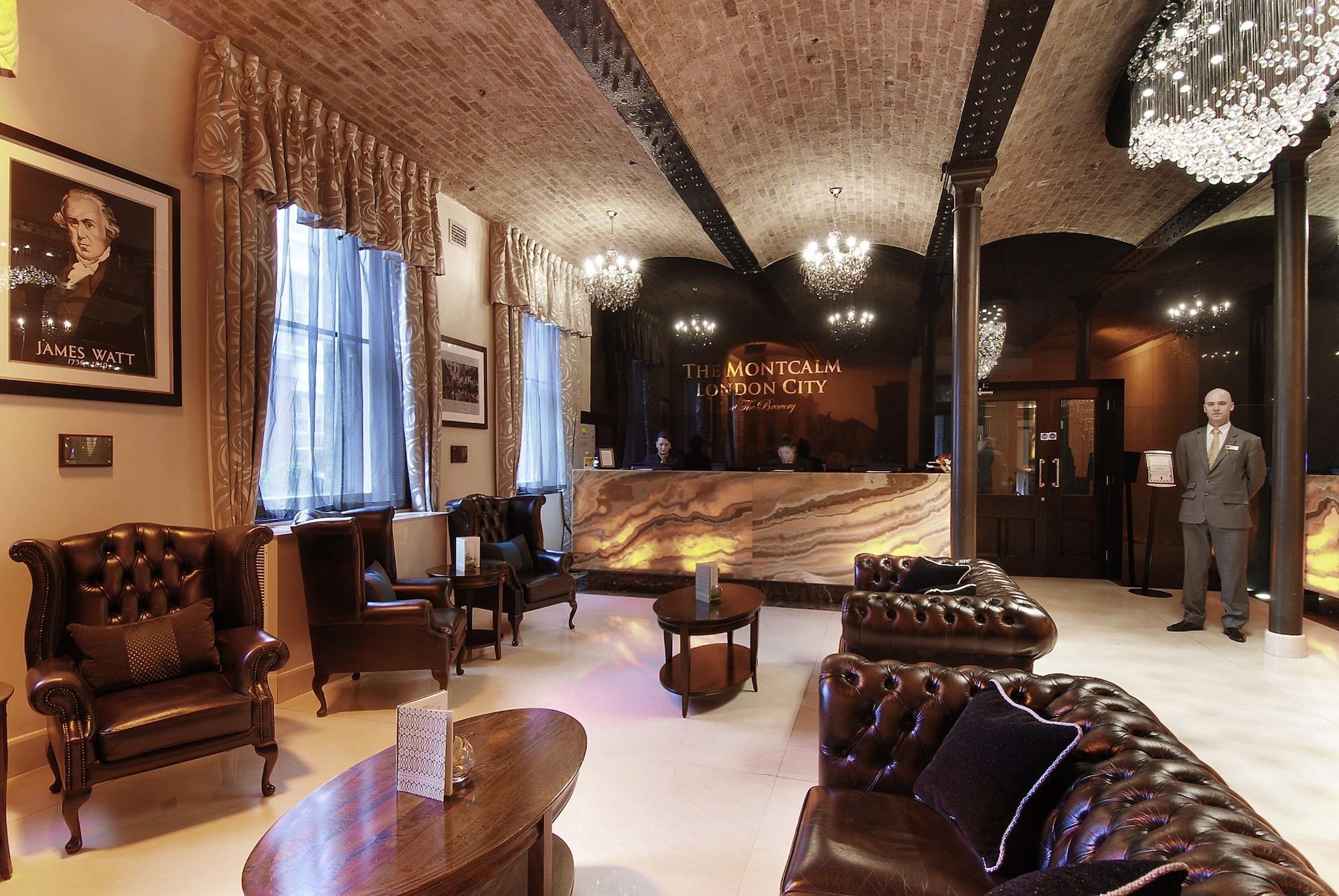 Montcalm Brewery, London City Экстерьер фото The hotel's lobby